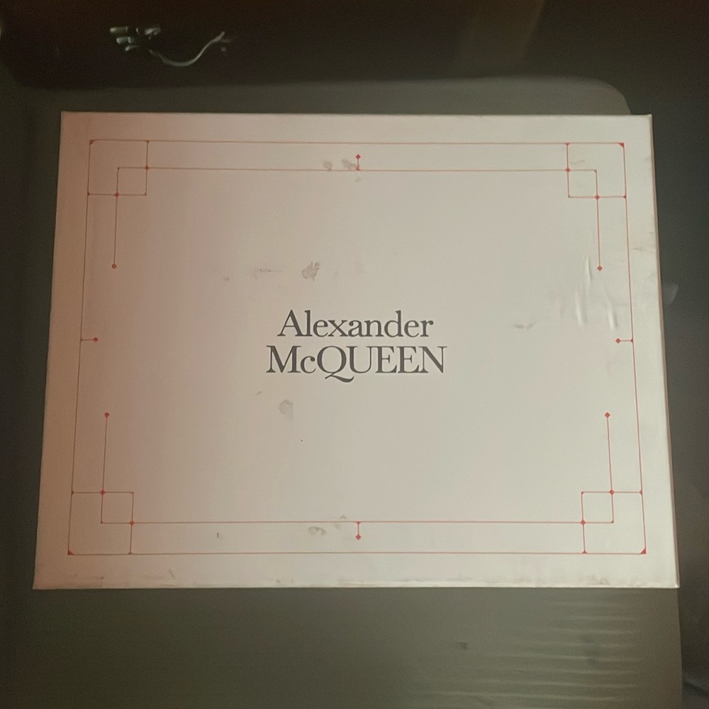 All White Alexander McQueen Runners Never Been Worn Still In The Box Authentic